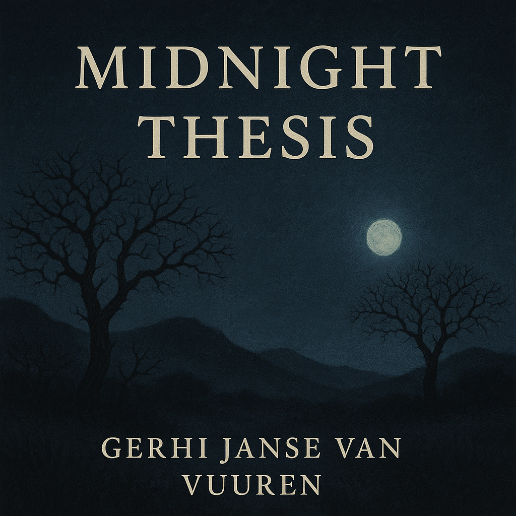 Midnight Thesis serial novel by Gerhi Janse van Vuuren blog cover