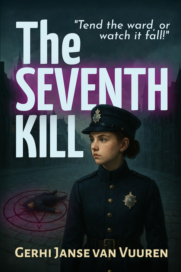 The Seventh Kill by Gerhi Janse van Vuuren - fantasy thriller cover
